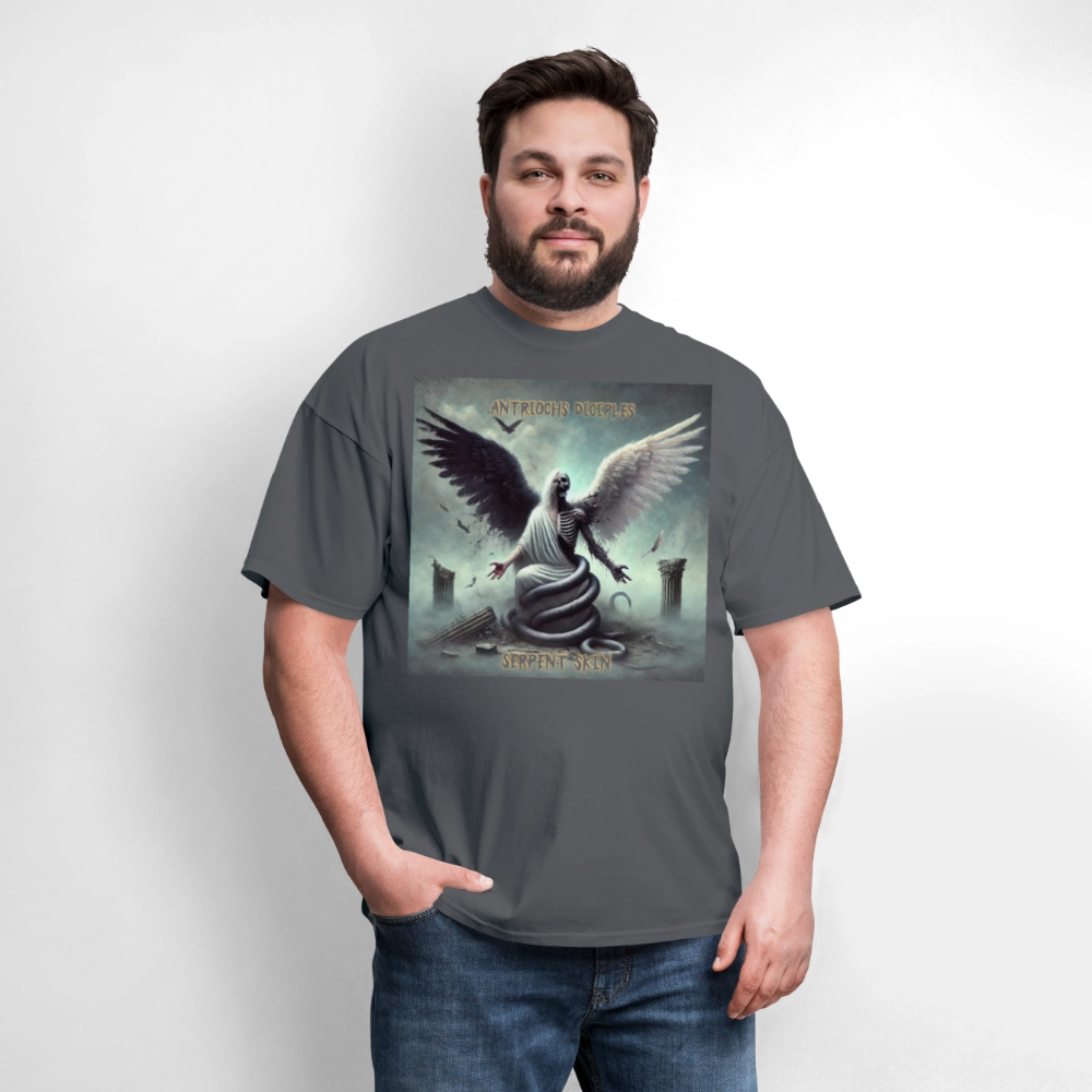 Antrioch's Disciples Serpent Skin Men's T-Shirt | GILDAN 5000 - charcoal