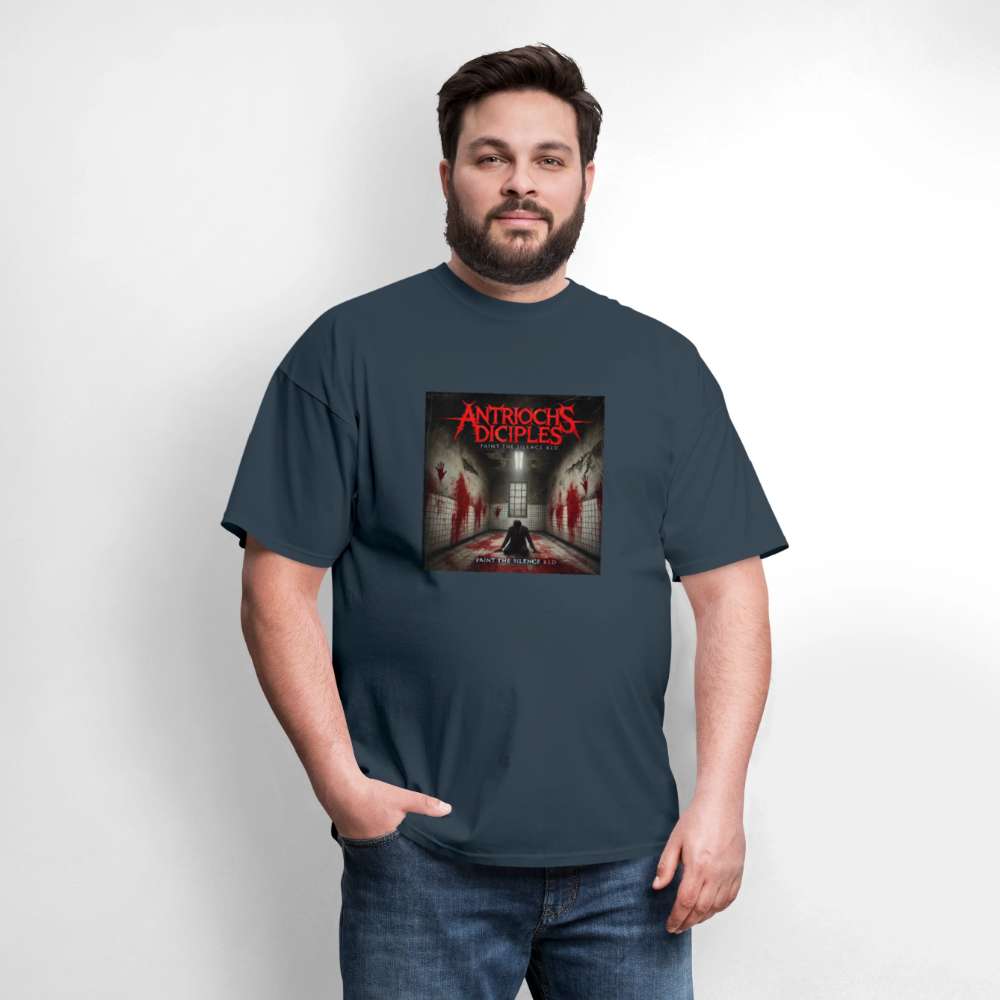 Antrioch's Disciples Paint the Silence Red Men's T-Shirt | GILDAN 5000 - blue dusk