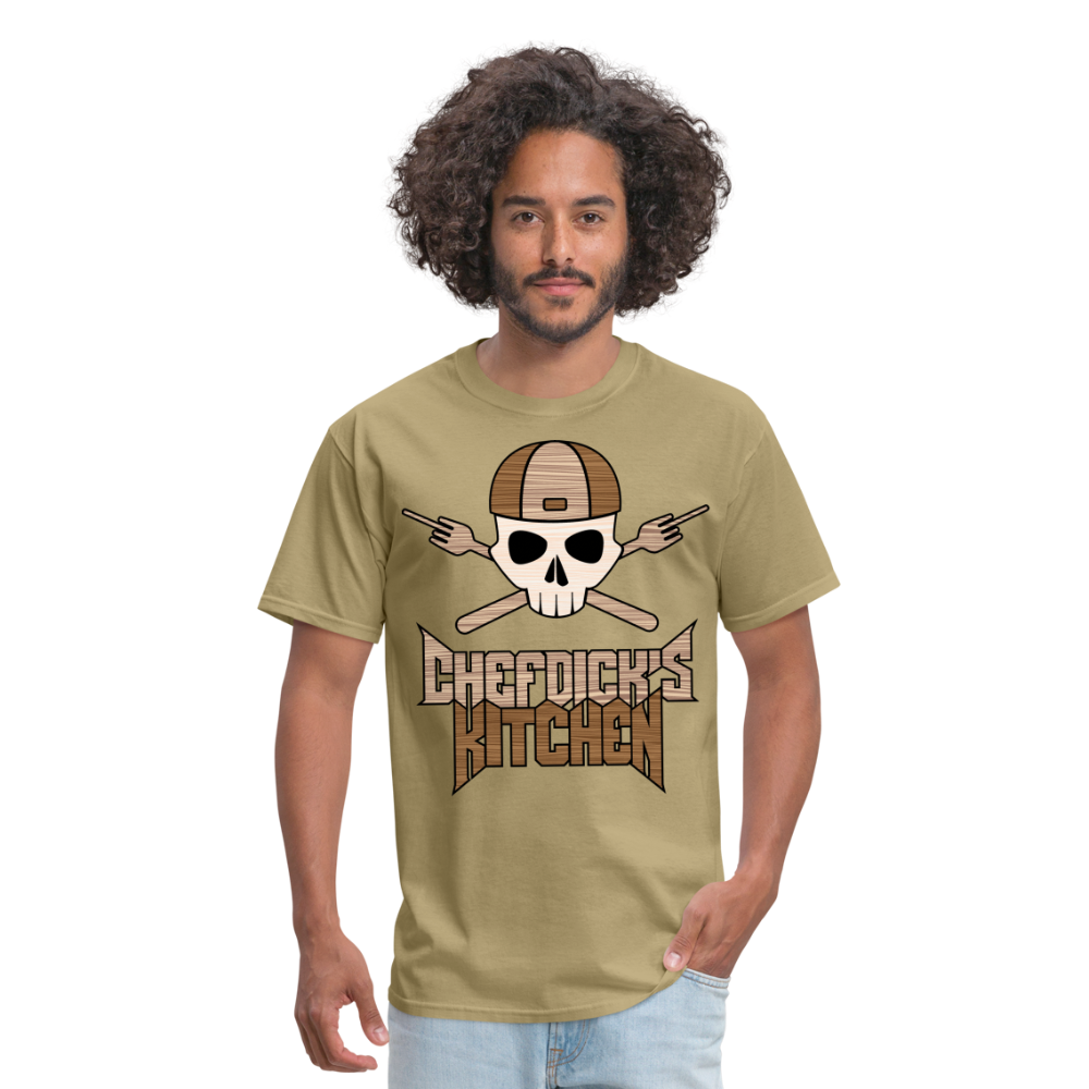 Chef Dick's Kitchen Unisex Classic T-Shirt - khaki