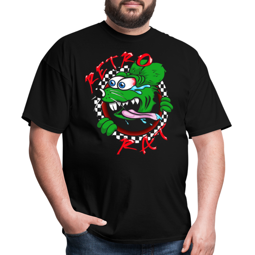 Retro Rat Unisex Classic T-Shirt - black