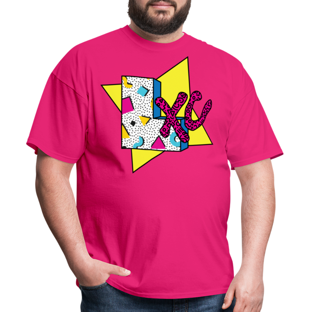 (Rad Ragz Exclusive) LXC Unisex Classic Fruit of the Loom T-Shirt - fuchsia