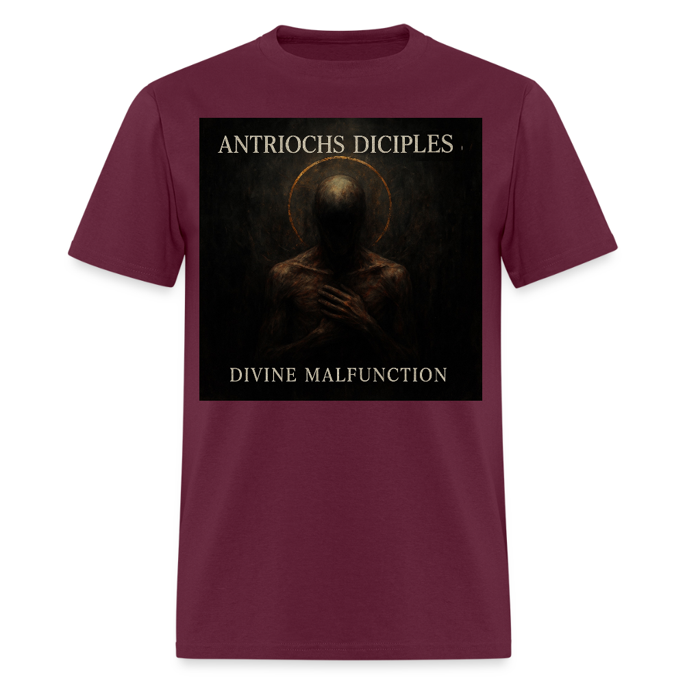 Antrioch's Disciples Divine Malfunction Men's T-Shirt | GILDAN 5000 - burgundy