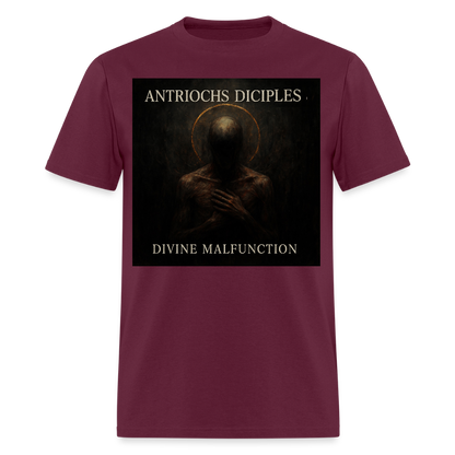 Antrioch's Disciples Divine Malfunction Men's T-Shirt | GILDAN 5000 - burgundy