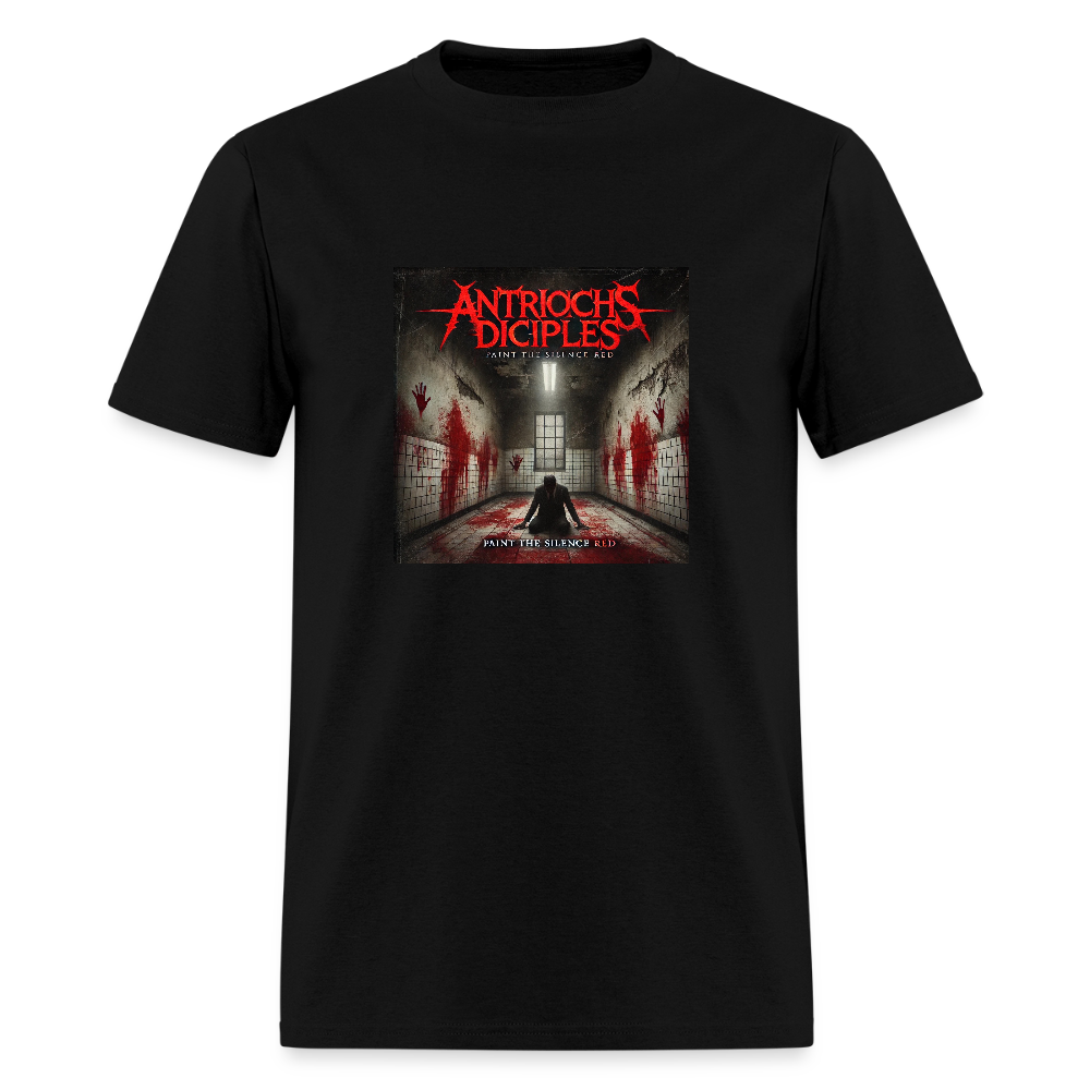 Antrioch's Disciples Paint the Silence Red Men's T-Shirt | GILDAN 5000 - black