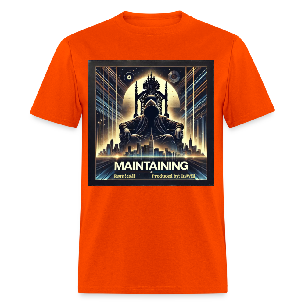 Remitheesnackgod's Maintaining Unisex Classic T-Shirt - orange