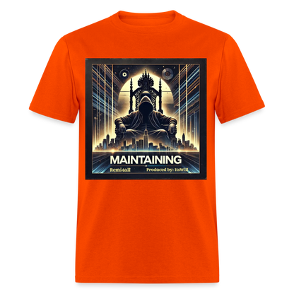 Remitheesnackgod's Maintaining Unisex Classic T-Shirt - orange