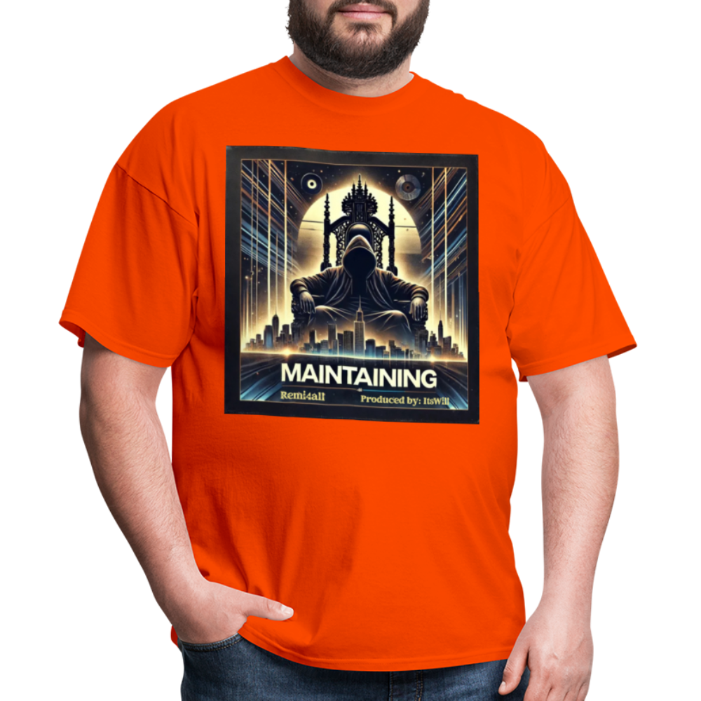 Remitheesnackgod's Maintaining Unisex Classic T-Shirt - orange