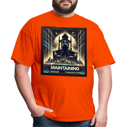 Remitheesnackgod's Maintaining Unisex Classic T-Shirt - orange