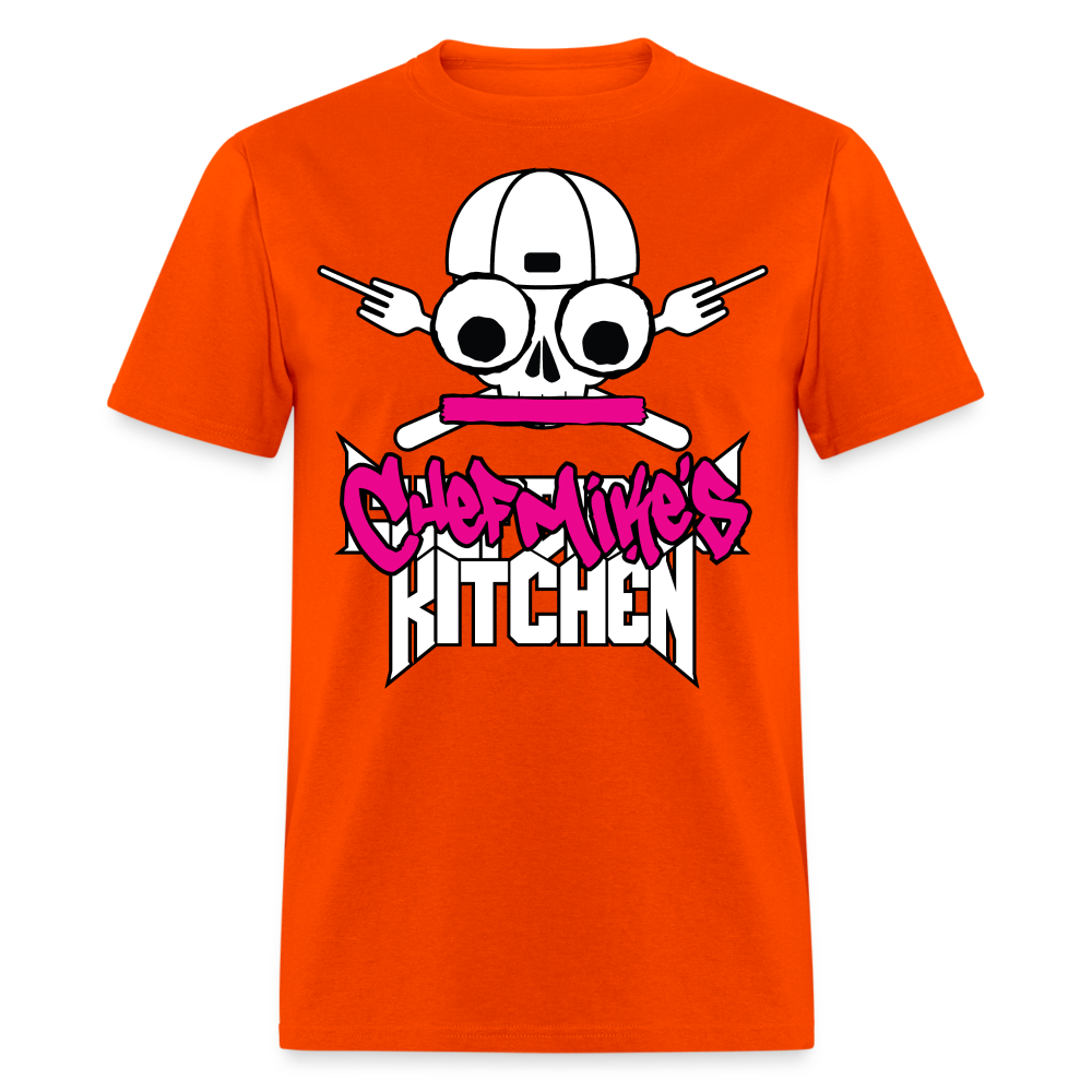 Chef Mike's Kitchen Unisex Classic T-Shirt - orange