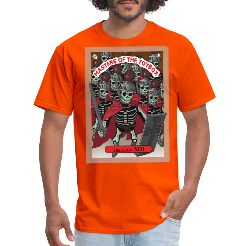 Masters of the Toybox Skeleton Sid Unisex Classic T-Shirt - orange