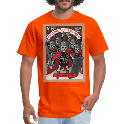 Masters of the Toybox Skeleton Sid Unisex Classic T-Shirt - orange