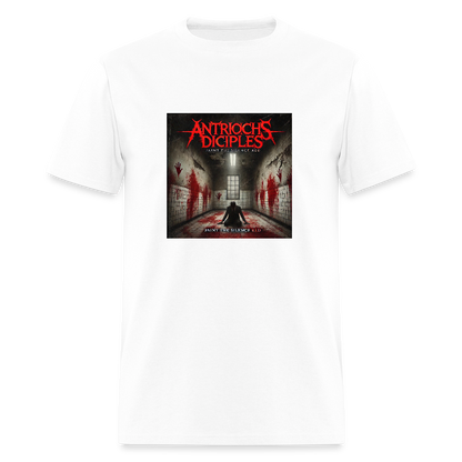 Antrioch's Disciples Paint the Silence Red Men's T-Shirt | GILDAN 5000 - white