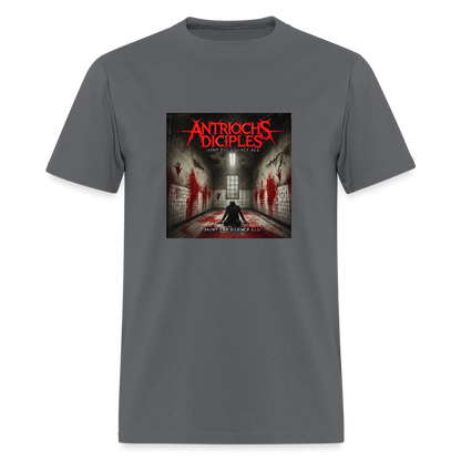Antrioch's Disciples Paint the Silence Red Men's T-Shirt | GILDAN 5000 - charcoal