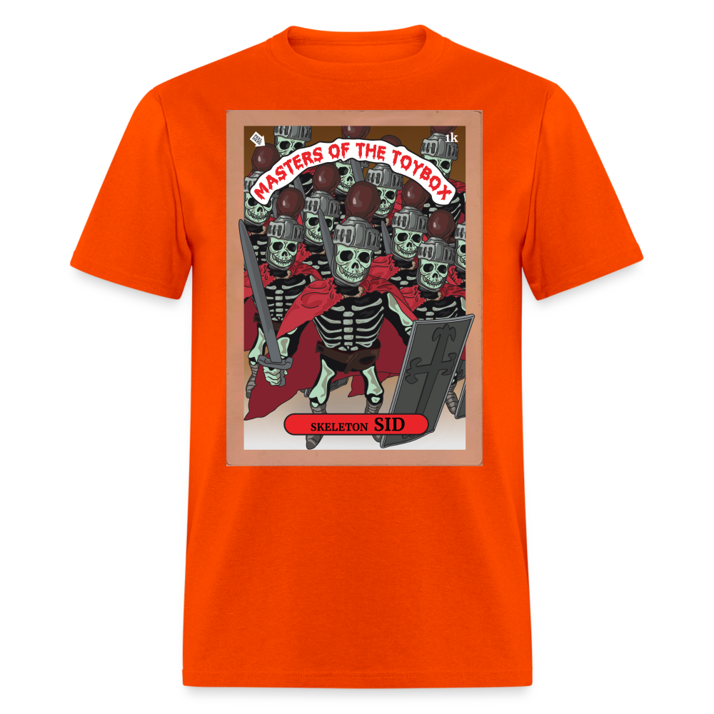 Masters of the Toybox Skeleton Sid Unisex Classic T-Shirt - orange