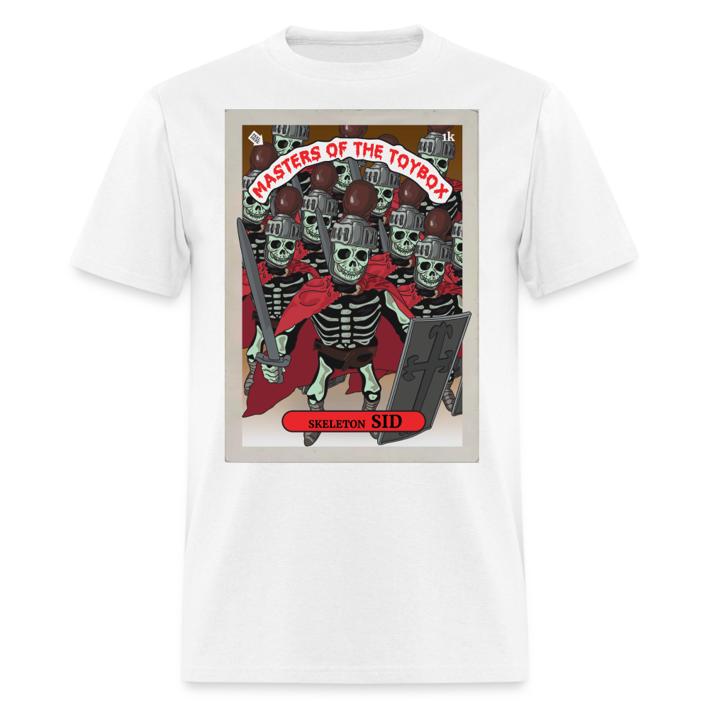 Masters of the Toybox Skeleton Sid Unisex Classic T-Shirt - white