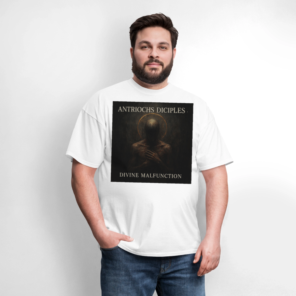Antrioch's Disciples Divine Malfunction Men's T-Shirt | GILDAN 5000 - white