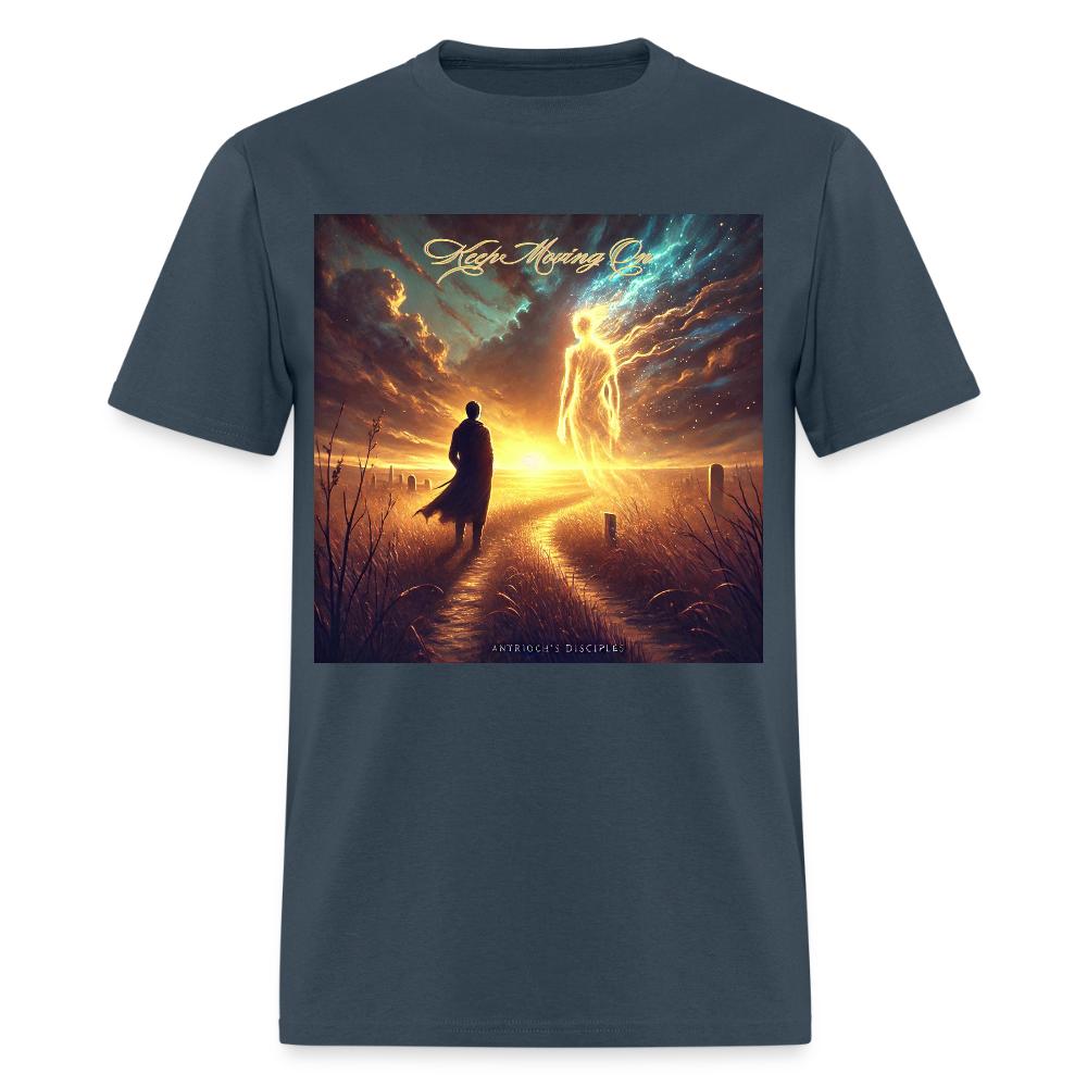 Antrioch's Disciples Keep Moving On Men's T-Shirt | GILDAN 5000 -  blue dusk