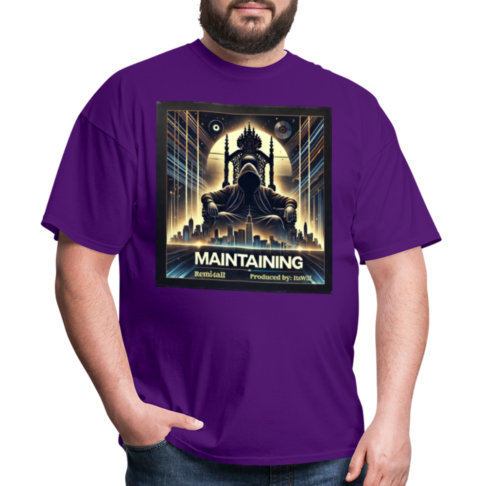 Remitheesnackgod's Maintaining Unisex Classic T-Shirt - purple