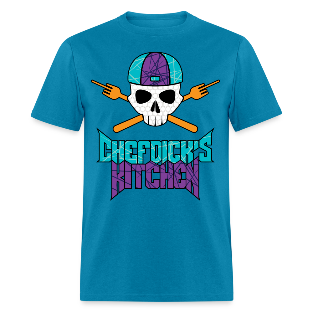 Chef Dick's Kitchen Hornet Style Unisex Classic T-Shirt - turquoise