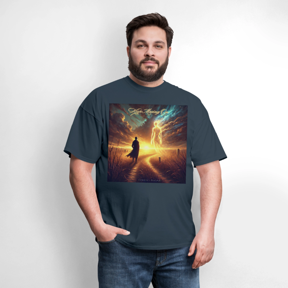 Antrioch's Disciples Keep Moving On Men's T-Shirt | GILDAN 5000 -  blue dusk
