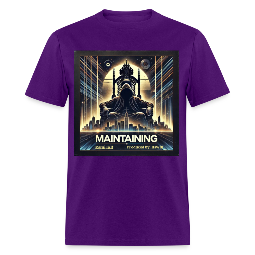 Remitheesnackgod's Maintaining Unisex Classic T-Shirt - purple