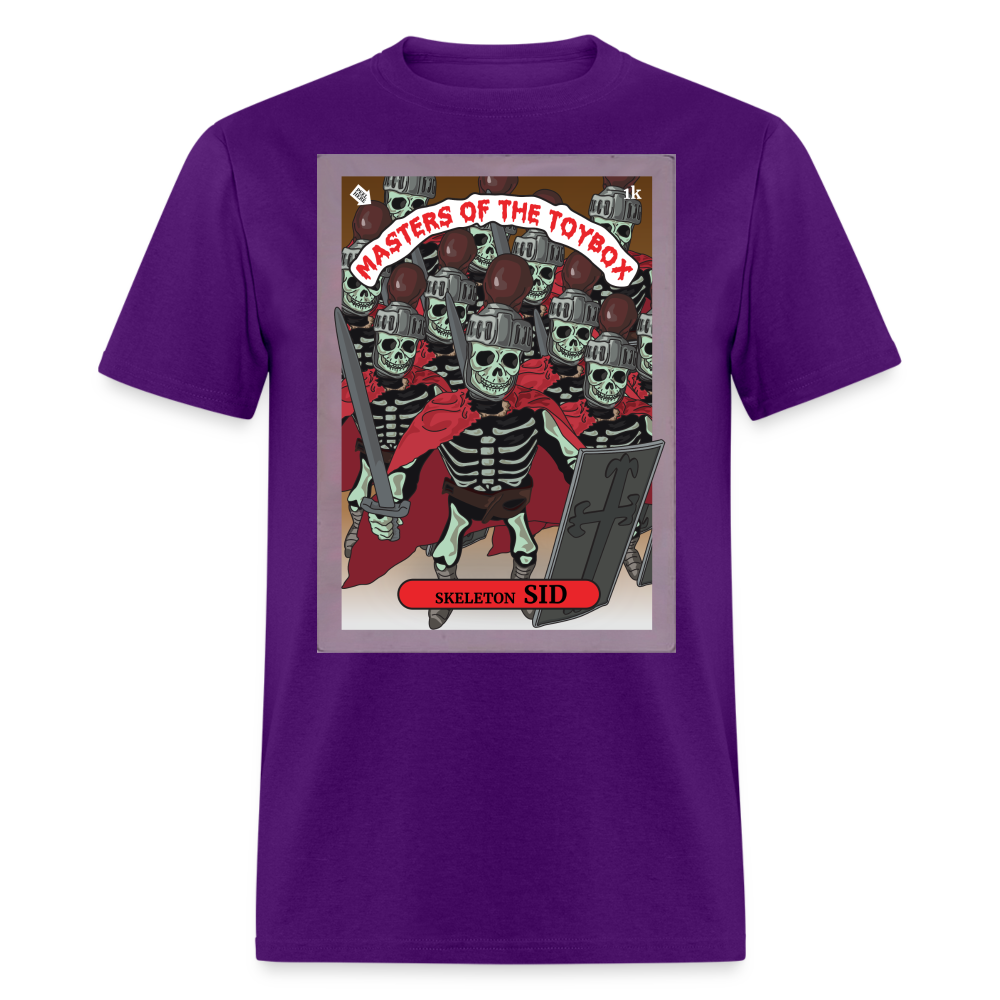 Masters of the Toybox Skeleton Sid Unisex Classic T-Shirt - purple