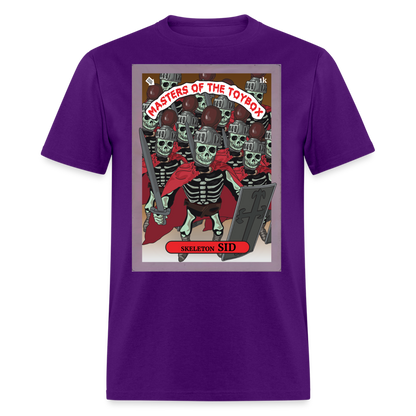 Masters of the Toybox Skeleton Sid Unisex Classic T-Shirt - purple