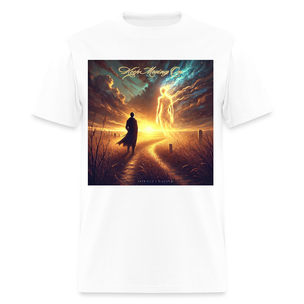 Antrioch's Disciples Keep Moving On Men's T-Shirt | GILDAN 5000 - white