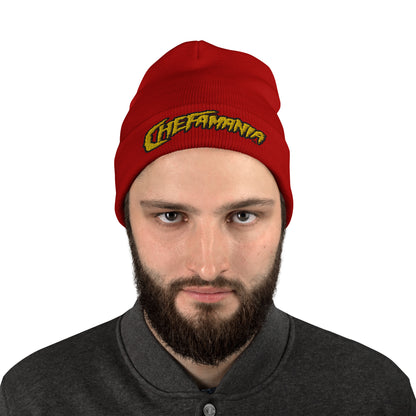 Chefamania Gold Embroidered Beanie