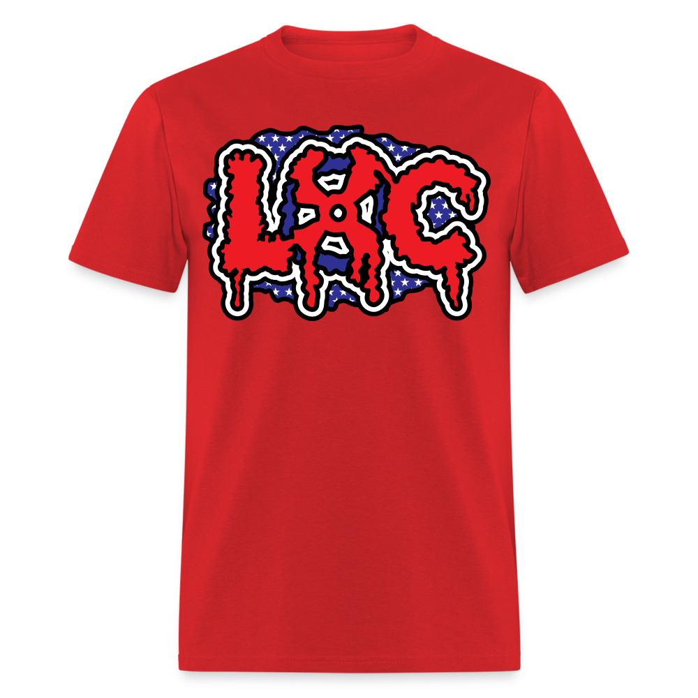 LXC Patriotic themed Unisex Classic T-Shirt - red