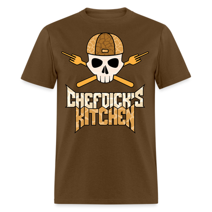 Chef Dick's Kitchen Unisex Classic T-Shirt - brown