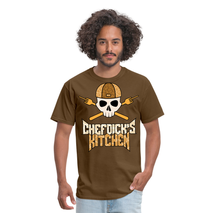 Chef Dick's Kitchen Unisex Classic T-Shirt - brown