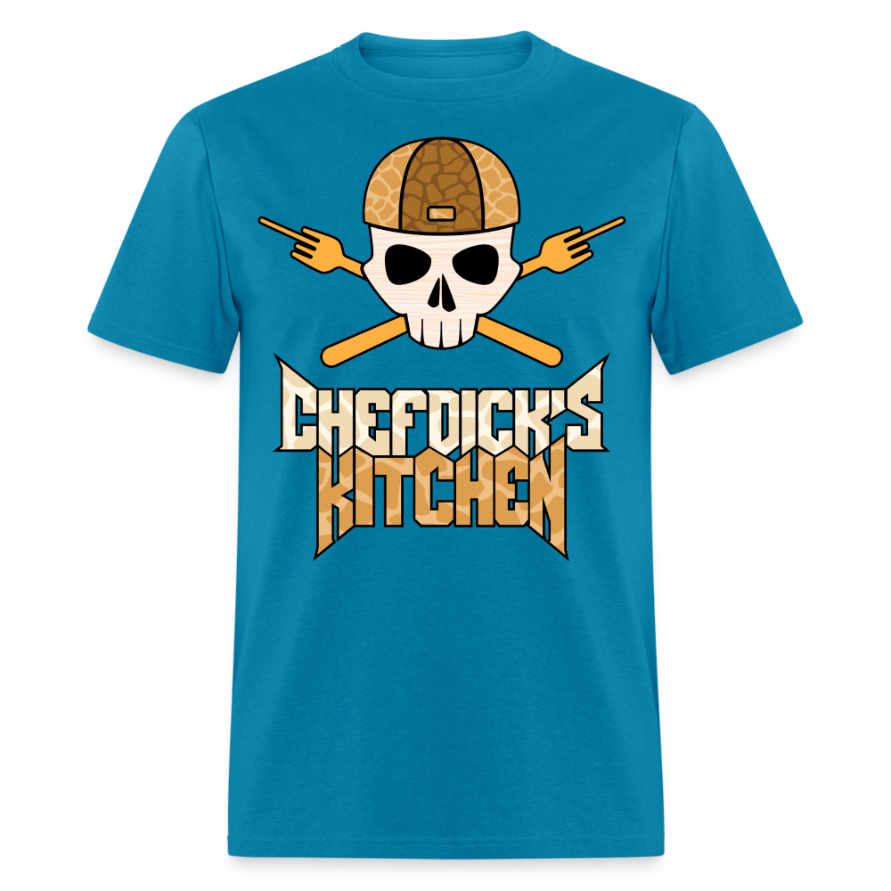 Chef Dick's Kitchen Unisex Classic T-Shirt - turquoise