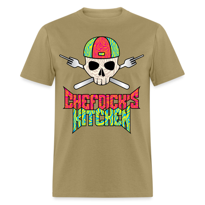 Chef Dick's Kitchen Unisex Classic T-Shirt - khaki