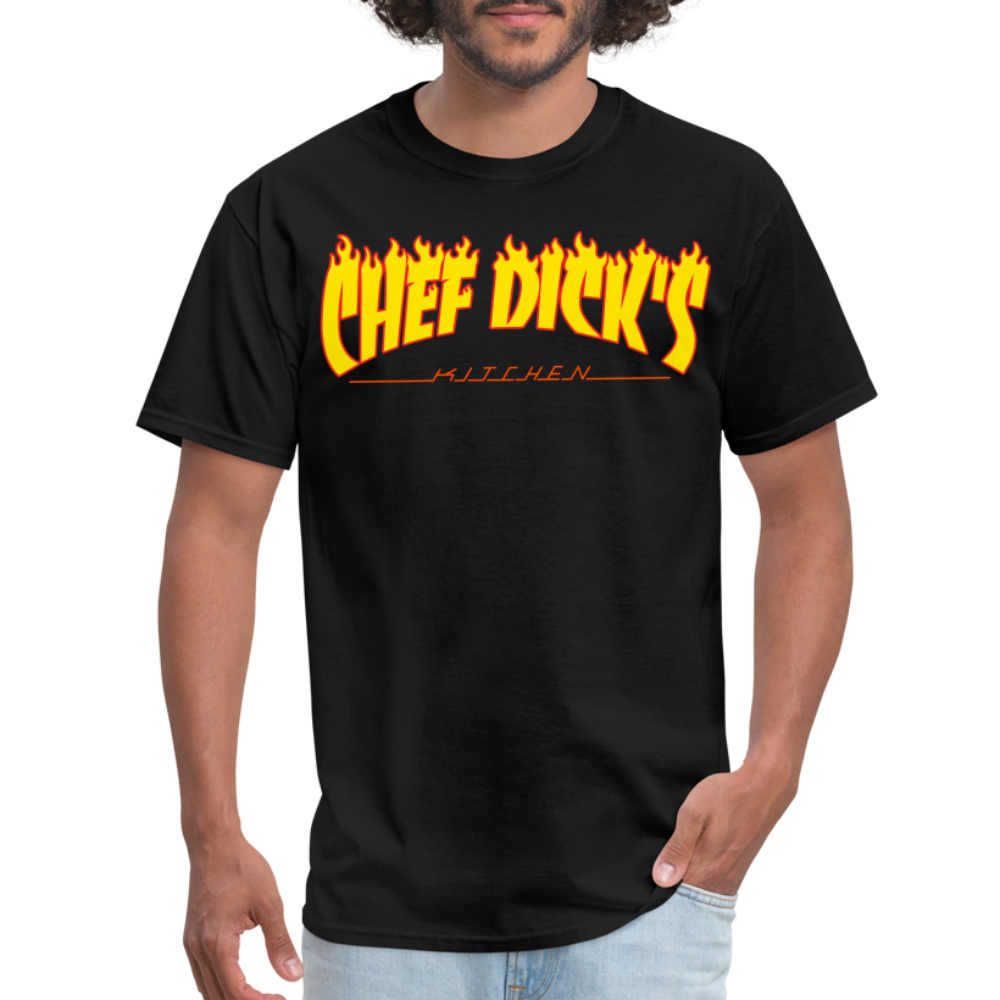 Chef Dicks Kitchen Thrasher Unisex Classic T-Shirt - black