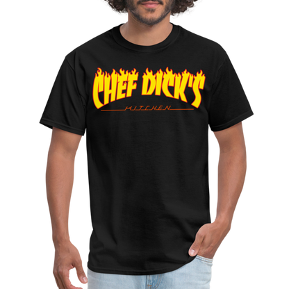 Chef Dicks Kitchen Thrasher Unisex Classic T-Shirt - black