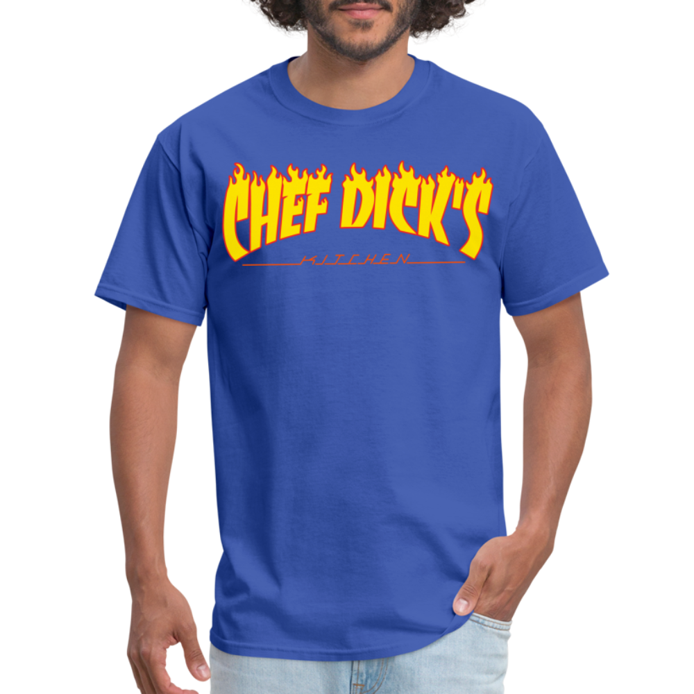 Chef Dicks Kitchen Thrasher Unisex Classic T-Shirt - royal blue