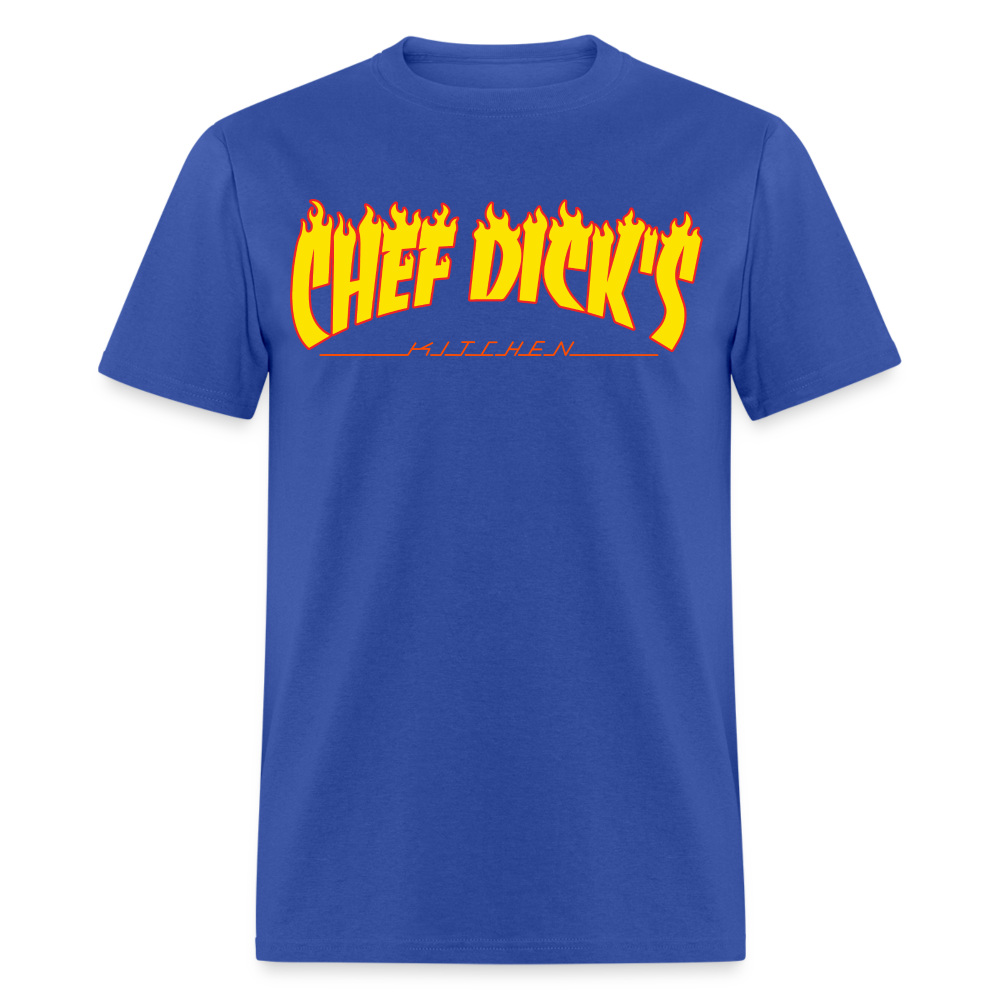 Chef Dicks Kitchen Thrasher Unisex Classic T-Shirt - royal blue