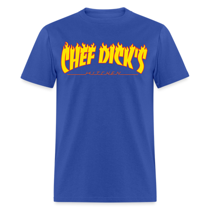 Chef Dicks Kitchen Thrasher Unisex Classic T-Shirt - royal blue