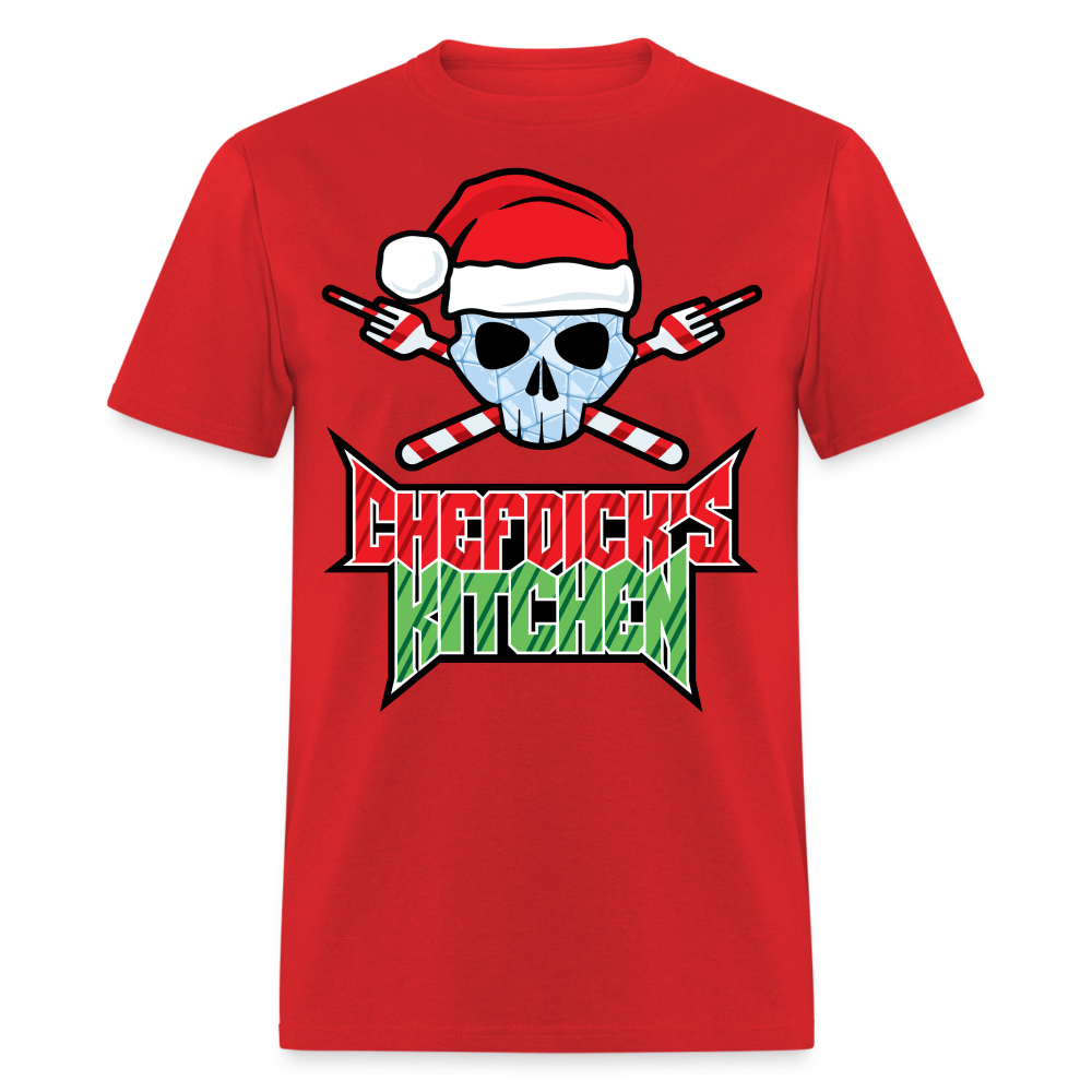 Chef Dick's Kitchen Holiday Edition Unisex Classic T-Shirt - red