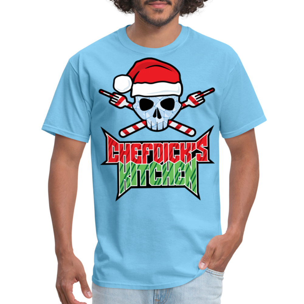 Chef Dick's Kitchen Holiday Edition Unisex Classic T-Shirt - aquatic blue