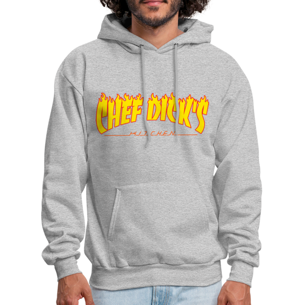 Chef Dick's Kitchen Thrasher Style Hoodie - heather gray