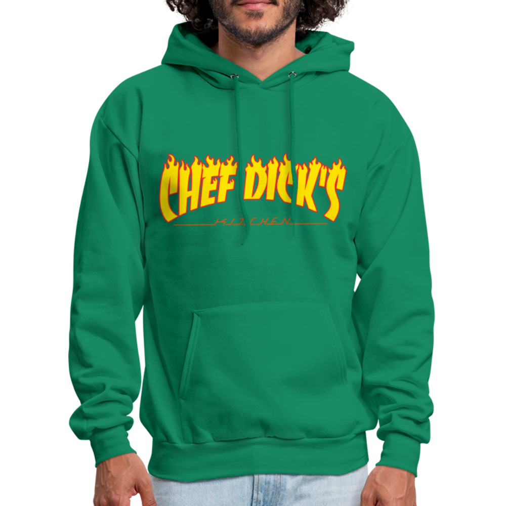 Chef Dick's Kitchen Thrasher Style Hoodie - kelly green