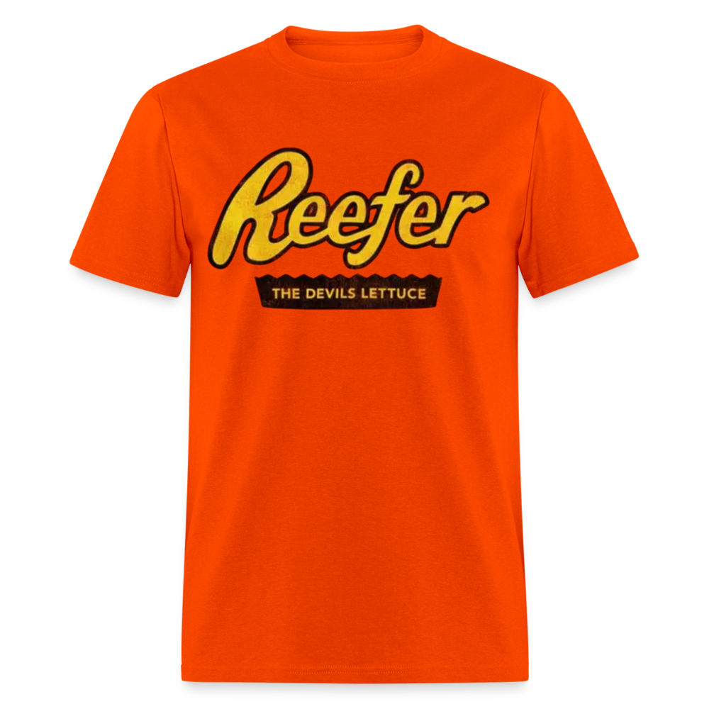 Reefer the devils lettuce Unisex Classic T-Shirt - orange