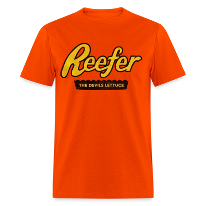 Reefer the devils lettuce Unisex Classic T-Shirt - orange