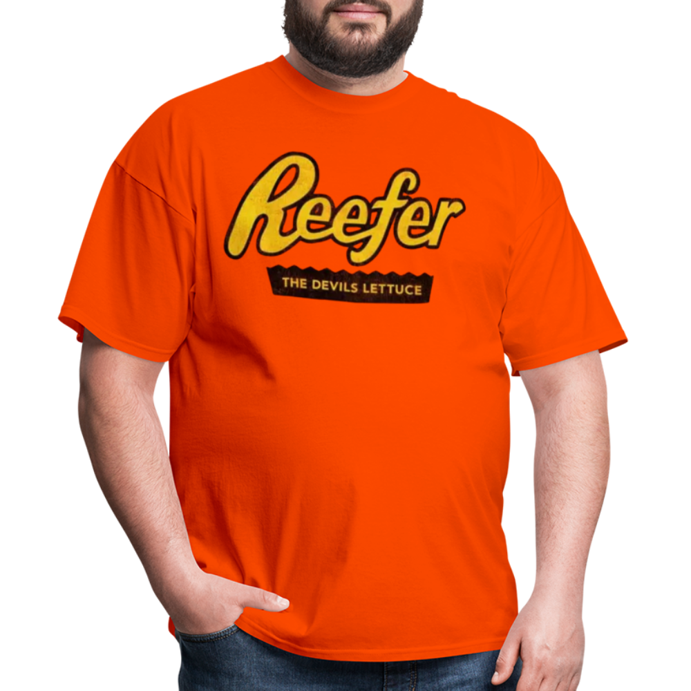 Reefer the devils lettuce Unisex Classic T-Shirt - orange