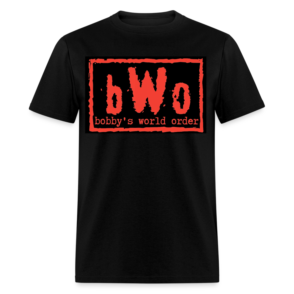 Red Bobby's World Order Unisex Classic T-Shirt - black