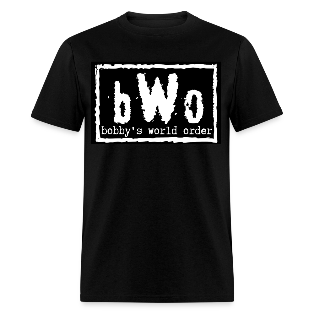 White Bobby's World Order Unisex Classic T-Shirt - black