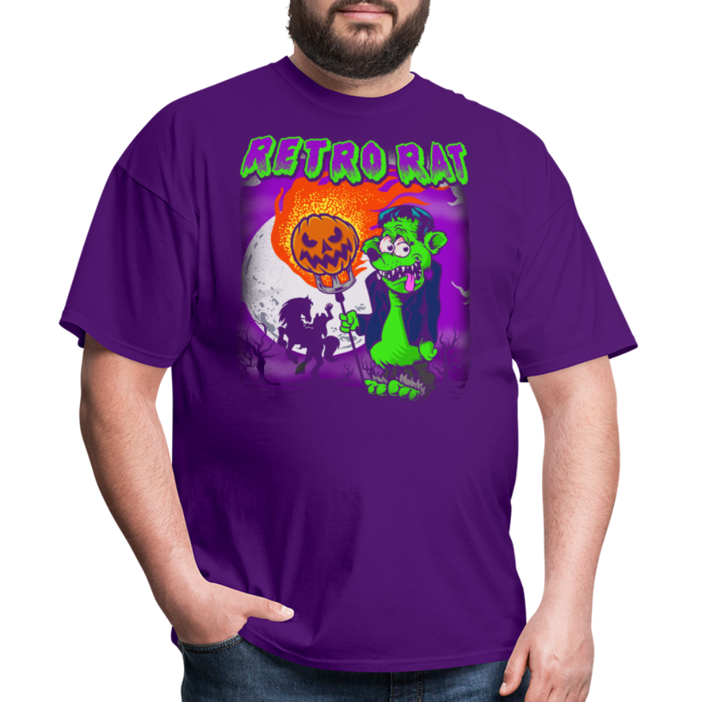 Retro Rat headless Horseman Unisex Classic T-Shirt - purple