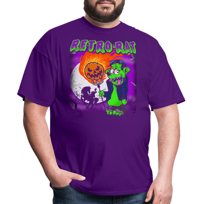 Retro Rat headless Horseman Unisex Classic T-Shirt - purple